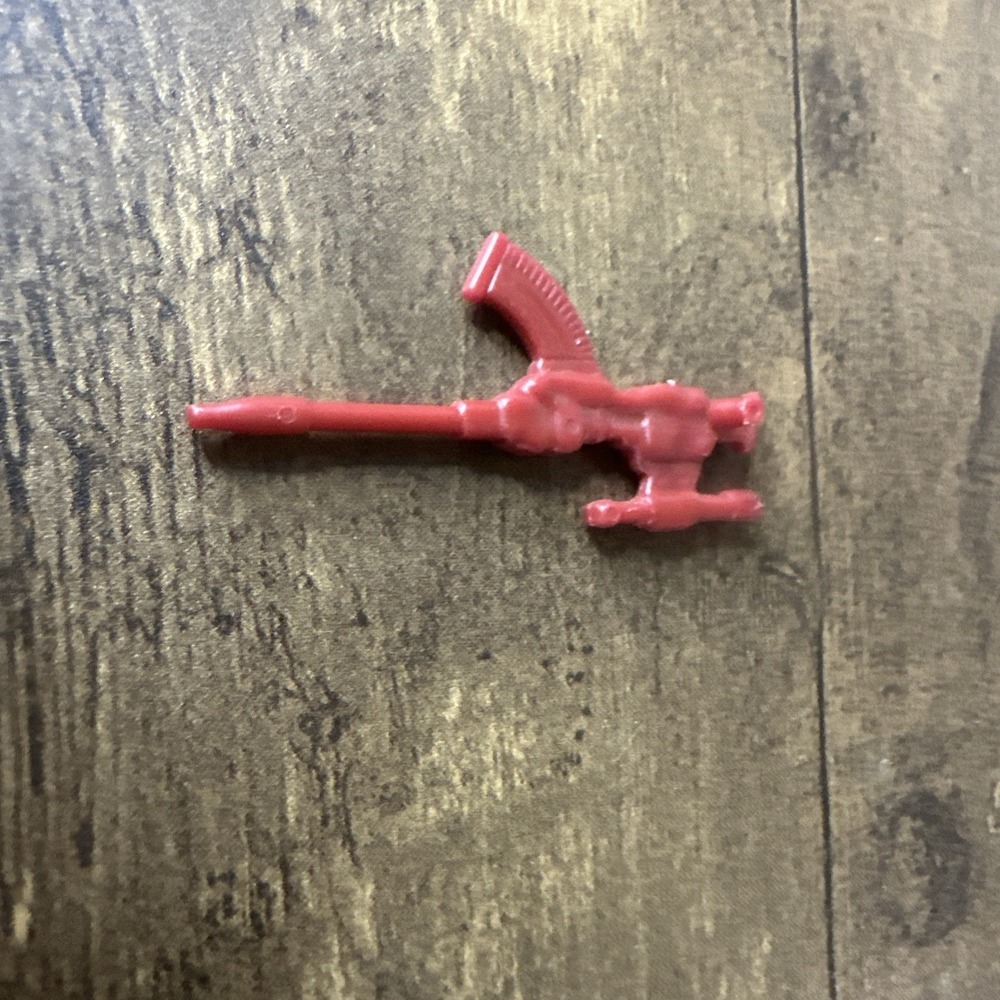 Vtg Rock Lords Boulder RIFLE Gun Power Sword 1985 Rocklords Red Weapon Accessory - Picture 7 of 7